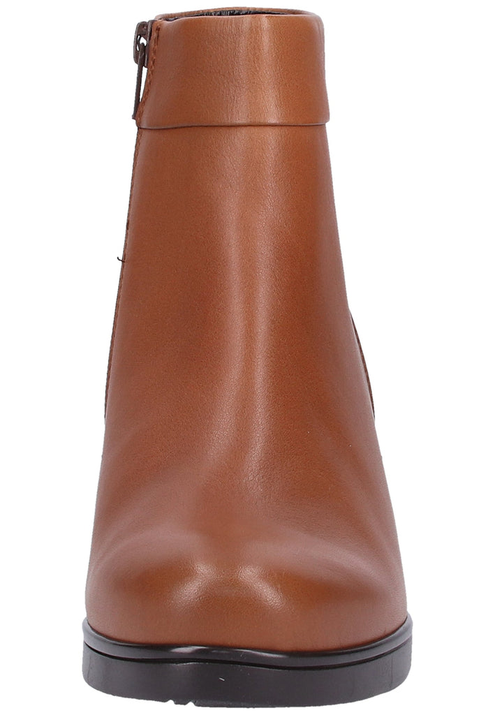 Gabor Stiefelette Glattleder Cognac Warmfutter - surf4shoes