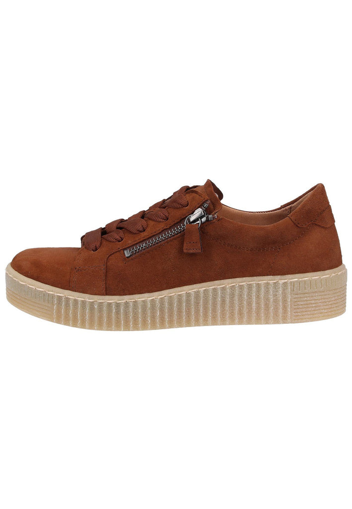 Gabor Sneaker Veloursleder Braun - surf4shoes