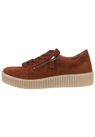 Gabor Sneaker Veloursleder Braun - surf4shoes