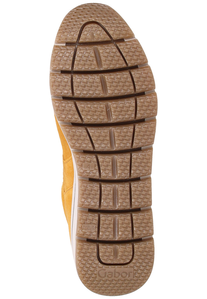 Gabor Stiefelette Veloursleder Orange - surf4shoes