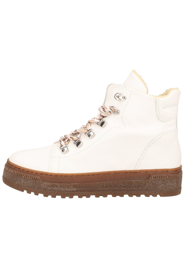 Gabor Stiefelette Leder Weiß Warmfutter - surf4shoes