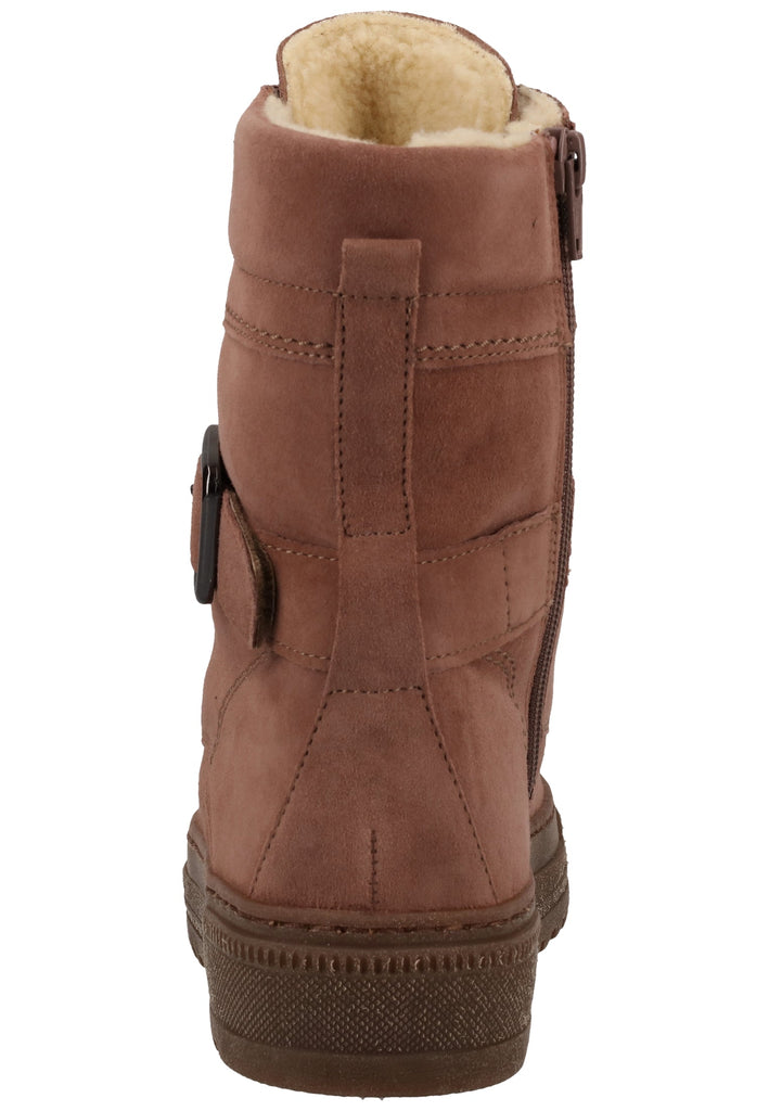 Gabor Stiefelette Veloursleder Dunkelrosa - surf4shoes