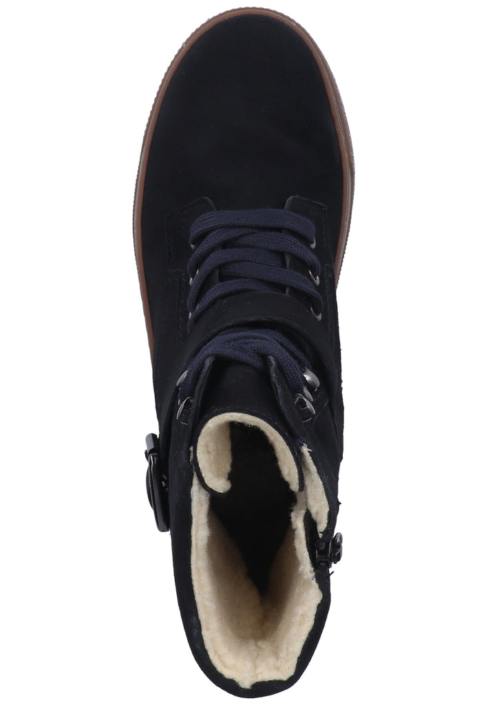 Gabor Stiefelette Veloursleder Pazifik Warmfutter - surf4shoes