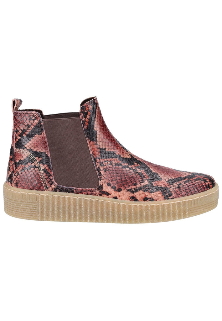 Gabor Stiefelette Leder Rosa - surf4shoes