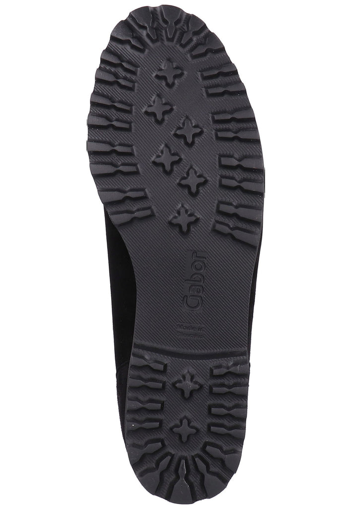 Gabor Ballerinas Leder/Textil Schwarz - surf4shoes