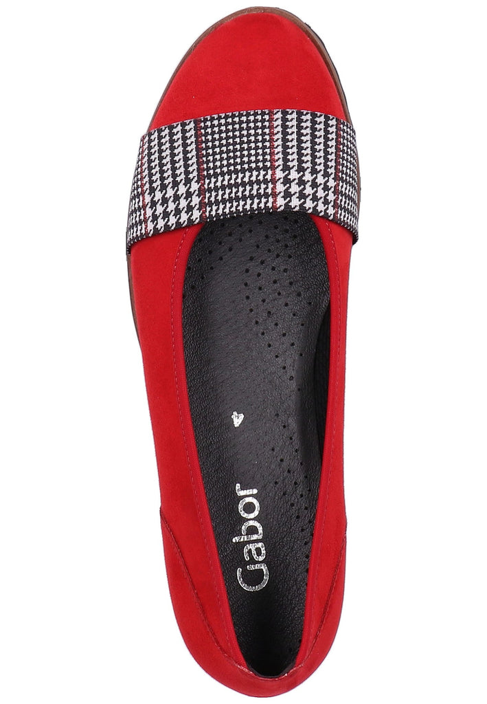 Gabor Ballerinas Leder/Textil Cherry - surf4shoes