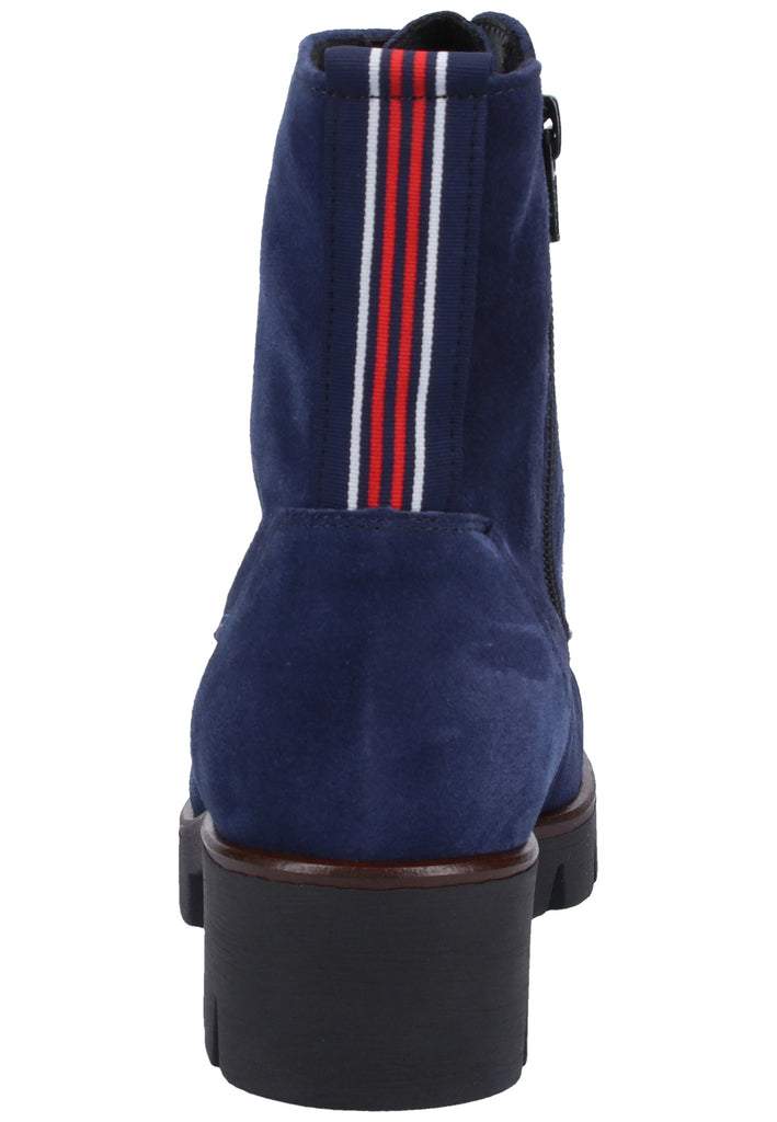 Gabor Stiefelette Veloursleder Marine - surf4shoes