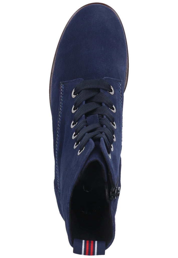 Gabor Stiefelette Veloursleder Marine - surf4shoes