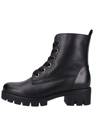 Gabor Stiefelette Glattleder Schwarz - surf4shoes