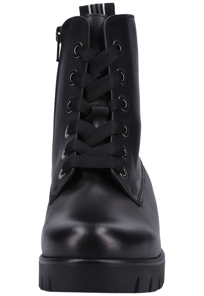 Gabor Stiefelette Glattleder Schwarz - surf4shoes