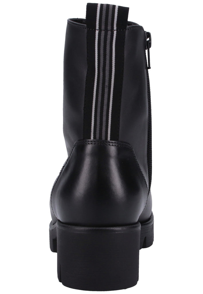 Gabor Stiefelette Glattleder Schwarz - surf4shoes