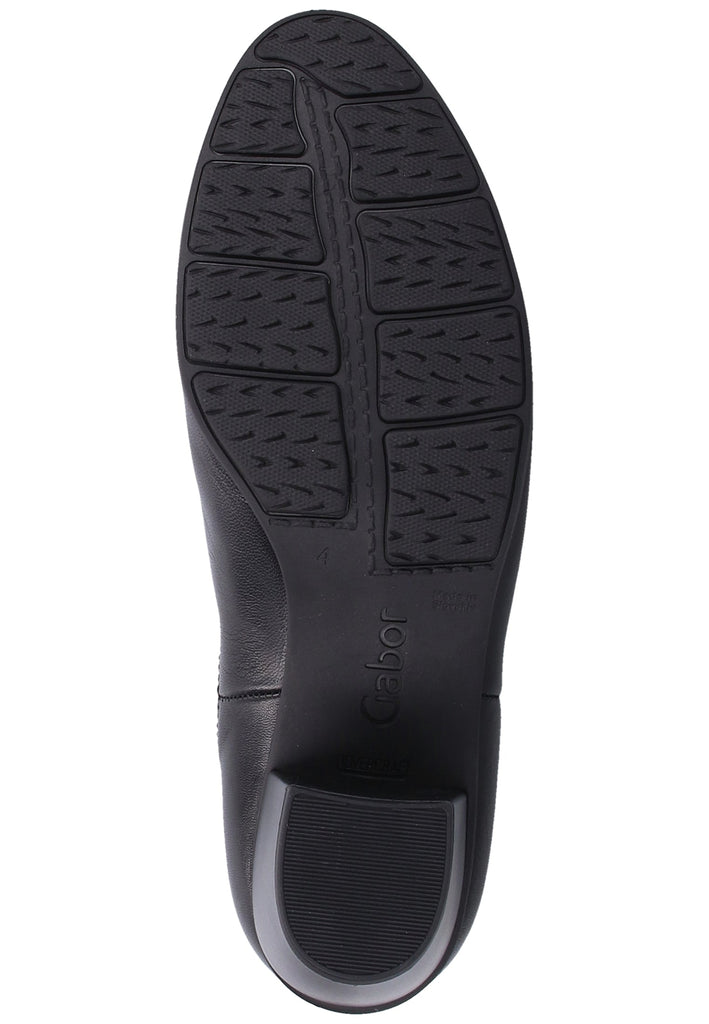 Gabor Stiefelette Leder Schwarz - surf4shoes
