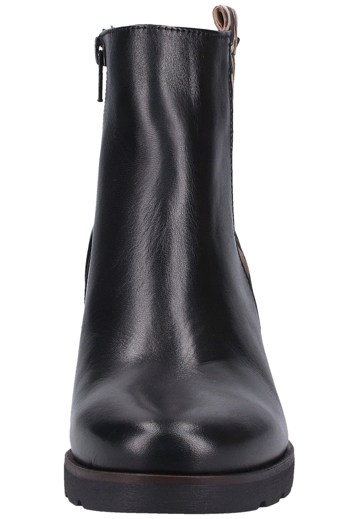 Gabor Stiefelette Glattleder Schwarz - surf4shoes