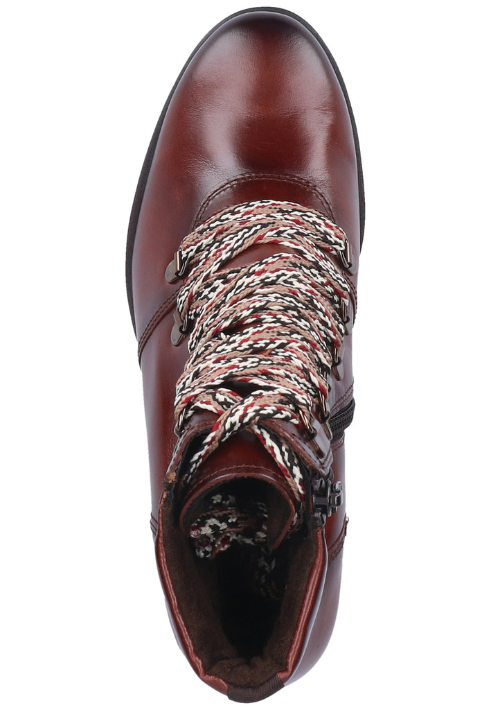 Gabor Stiefelette Glattleder Braun - surf4shoes