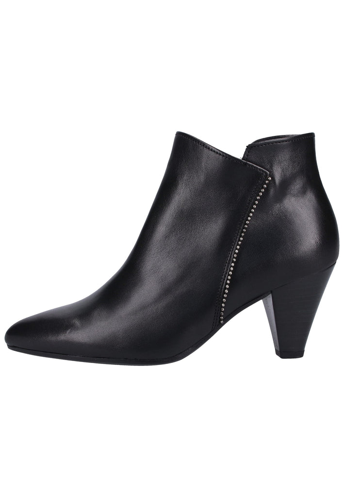 Gabor Stiefelette Glattleder Schwarz - surf4shoes