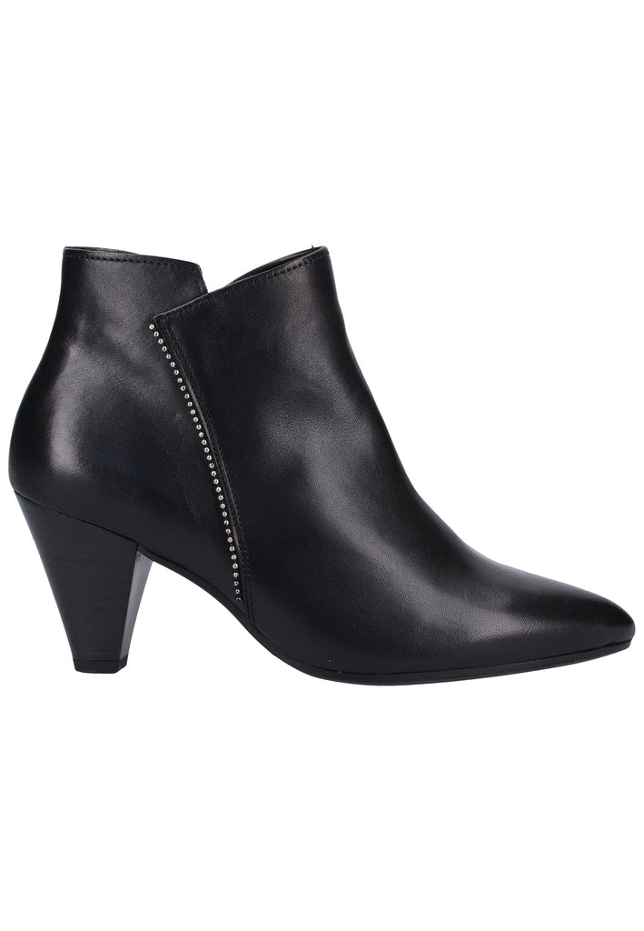 Gabor Stiefelette Glattleder Schwarz - surf4shoes