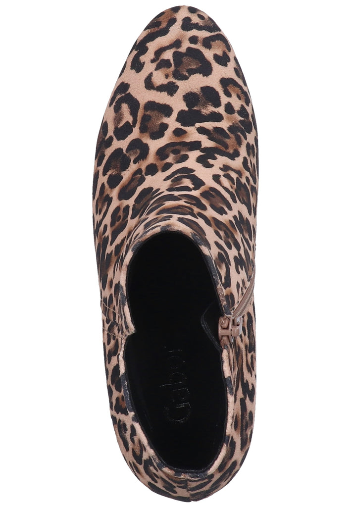 Gabor Stiefelette Veloursleder Natur - surf4shoes