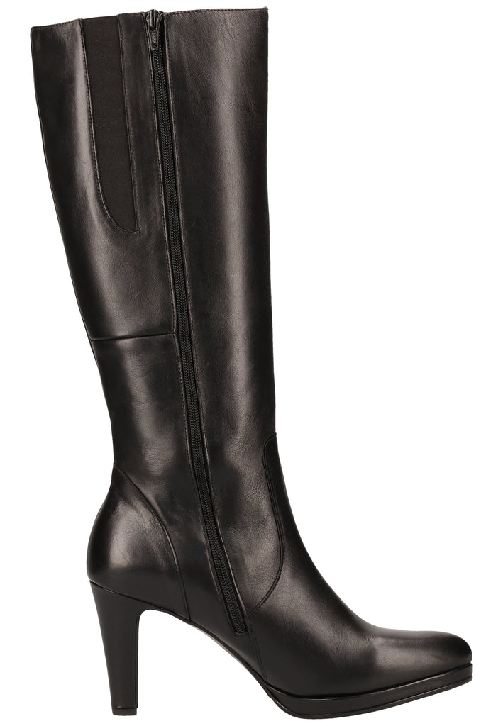 Gabor Stiefel Glattleder Schwarz - surf4shoes