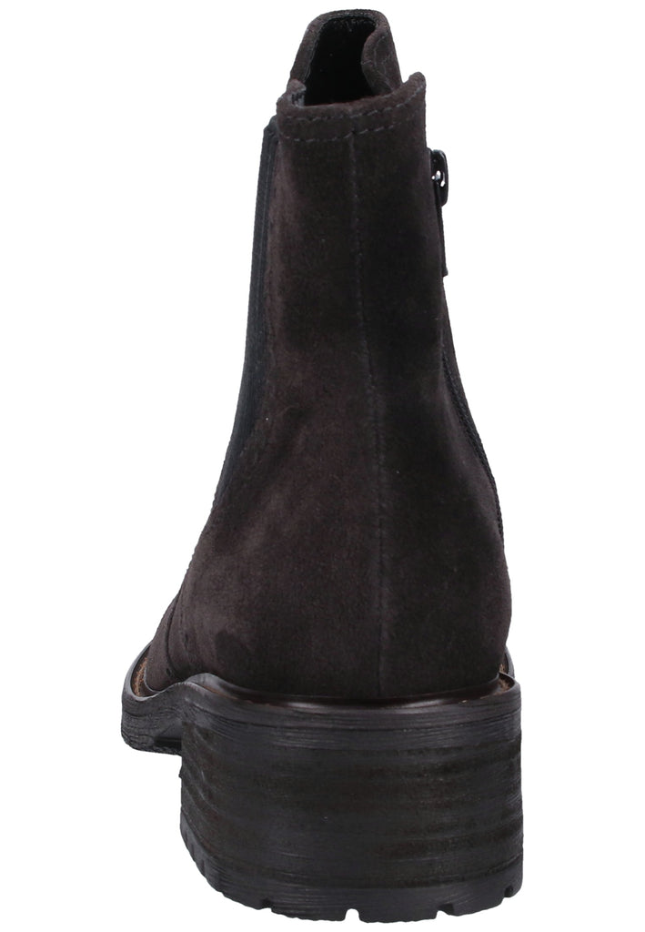 Gabor Stiefelette Veloursleder Dunkelgrau Warmfutter - surf4shoes