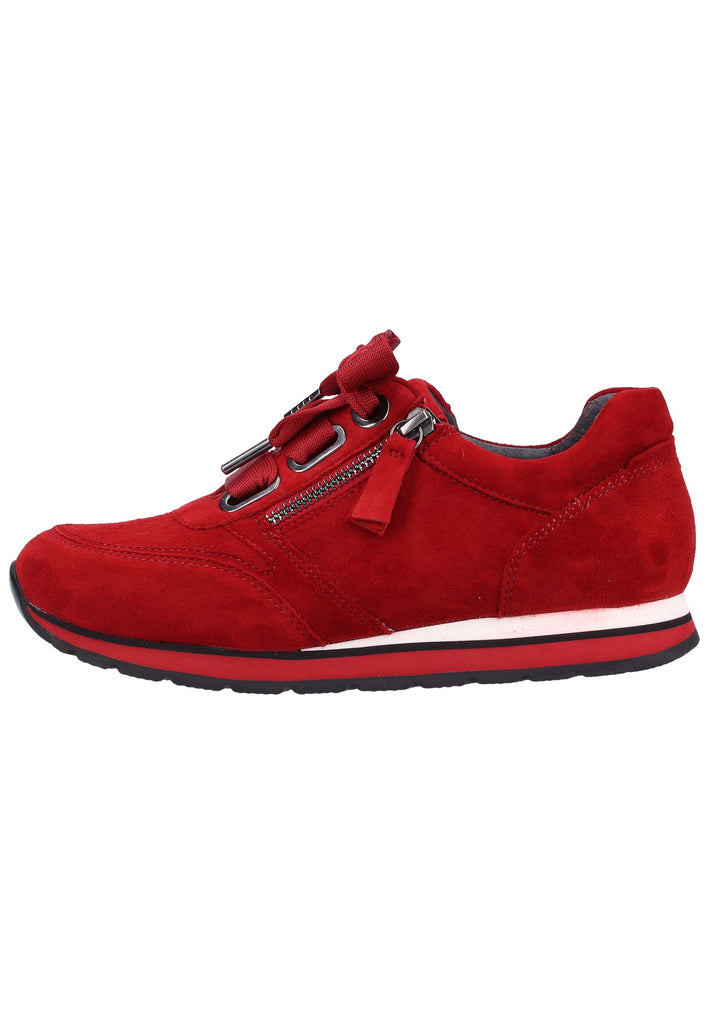 Gabor Sneaker Veloursleder Dunkelrot - surf4shoes
