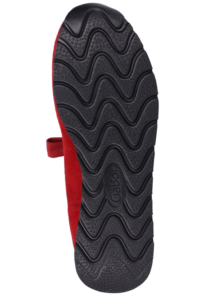 Gabor Sneaker Veloursleder Dunkelrot - surf4shoes
