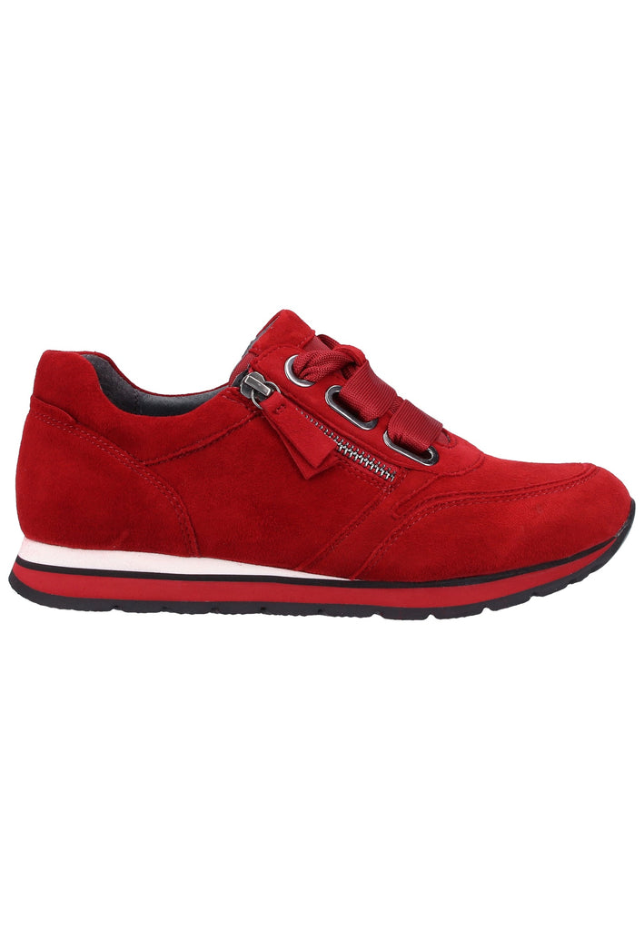 Gabor Sneaker Veloursleder Dunkelrot - surf4shoes