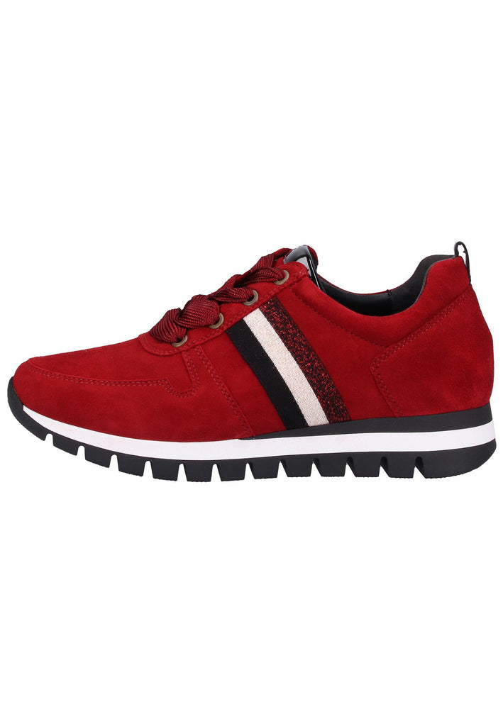 Gabor Sneaker Veloursleder Dunkelrot - surf4shoes