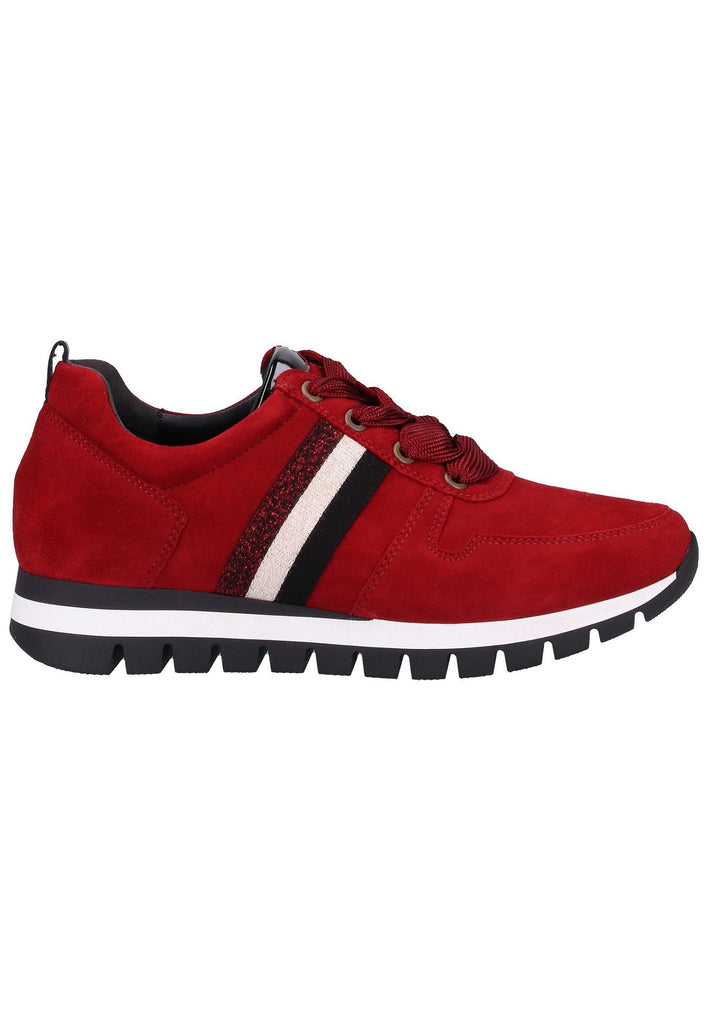 Gabor Sneaker Veloursleder Dunkelrot - surf4shoes