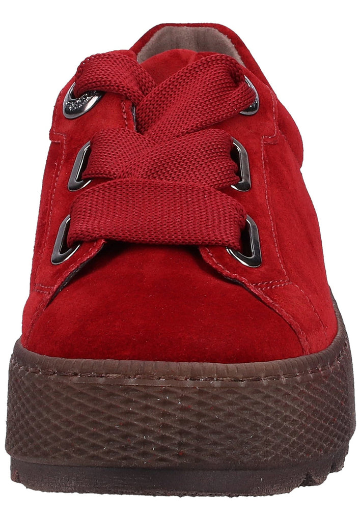 Gabor Sneaker Veloursleder Dunkelrot - surf4shoes