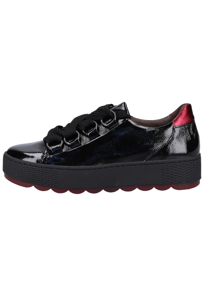 Gabor Sneaker Leder Schwarz - surf4shoes