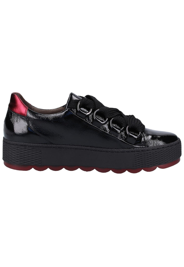 Gabor Sneaker Leder Schwarz - surf4shoes