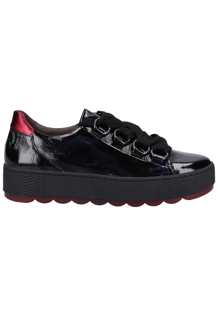 Gabor Sneaker Leder Schwarz - surf4shoes