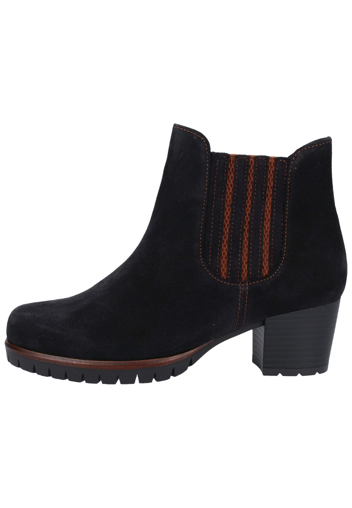 Gabor Stiefelette Veloursleder Blau - surf4shoes