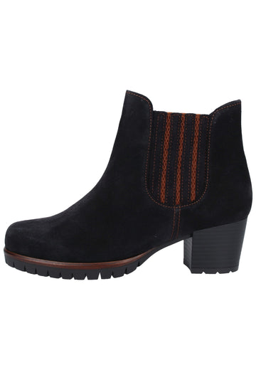 Gabor Stiefelette Veloursleder Blau - surf4shoes