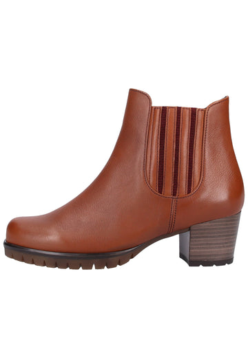 Gabor Stiefelette Glattleder Braun - surf4shoes