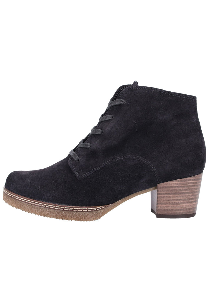Gabor Stiefelette Veloursleder Blau - surf4shoes