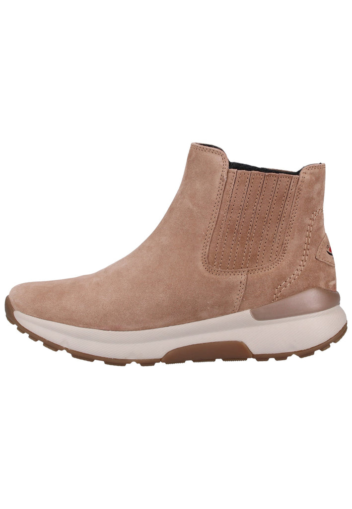 Gabor Stiefelette Veloursleder Beige - surf4shoes