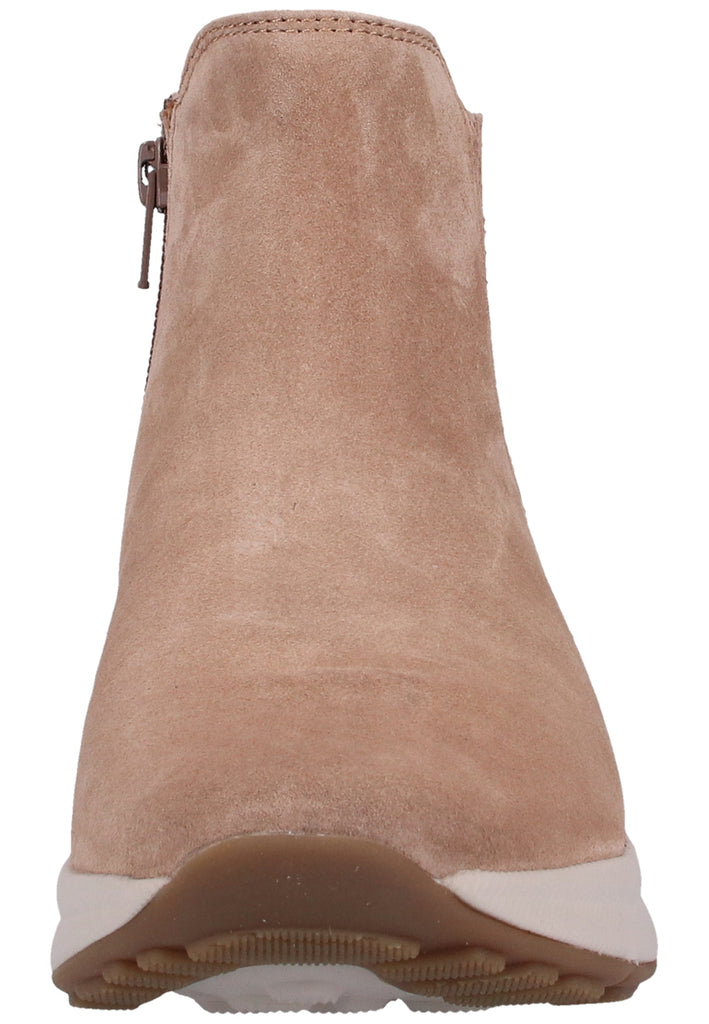 Gabor Stiefelette Veloursleder Beige - surf4shoes