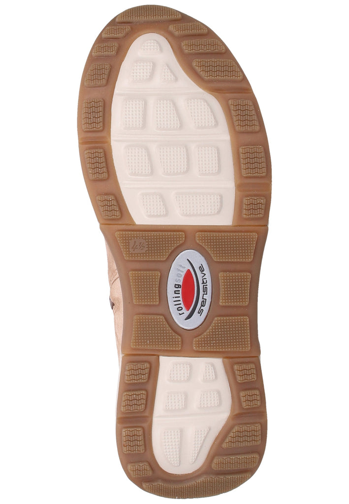 Gabor Stiefelette Veloursleder Beige - surf4shoes