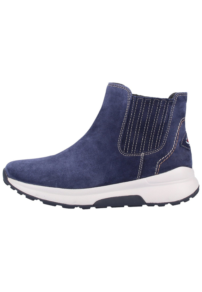 Gabor Stiefelette Veloursleder Blau - surf4shoes