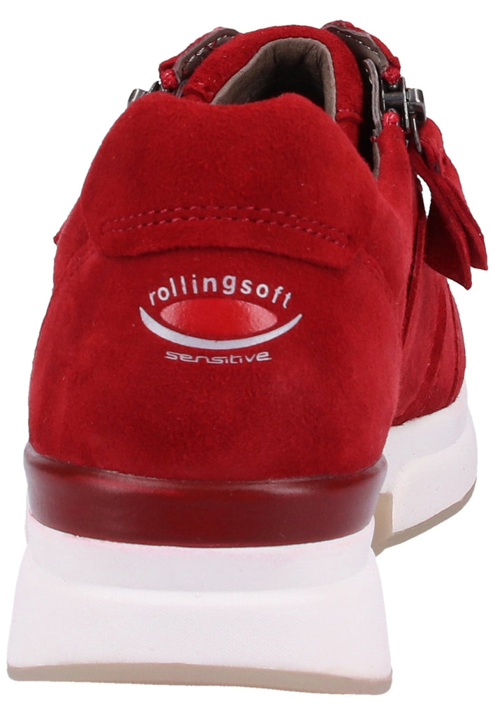 Gabor Sneaker Veloursleder Rot - surf4shoes