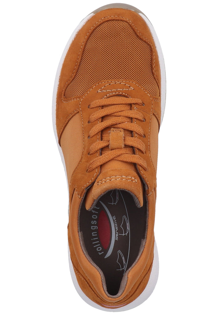 Gabor Sneaker Lederimitat/Textil Braun - surf4shoes
