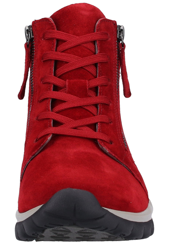 Gabor Stiefelette Veloursleder Rot - surf4shoes