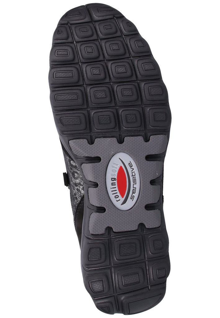 Gabor Sneaker Veloursleder Schwarz/Grau - surf4shoes