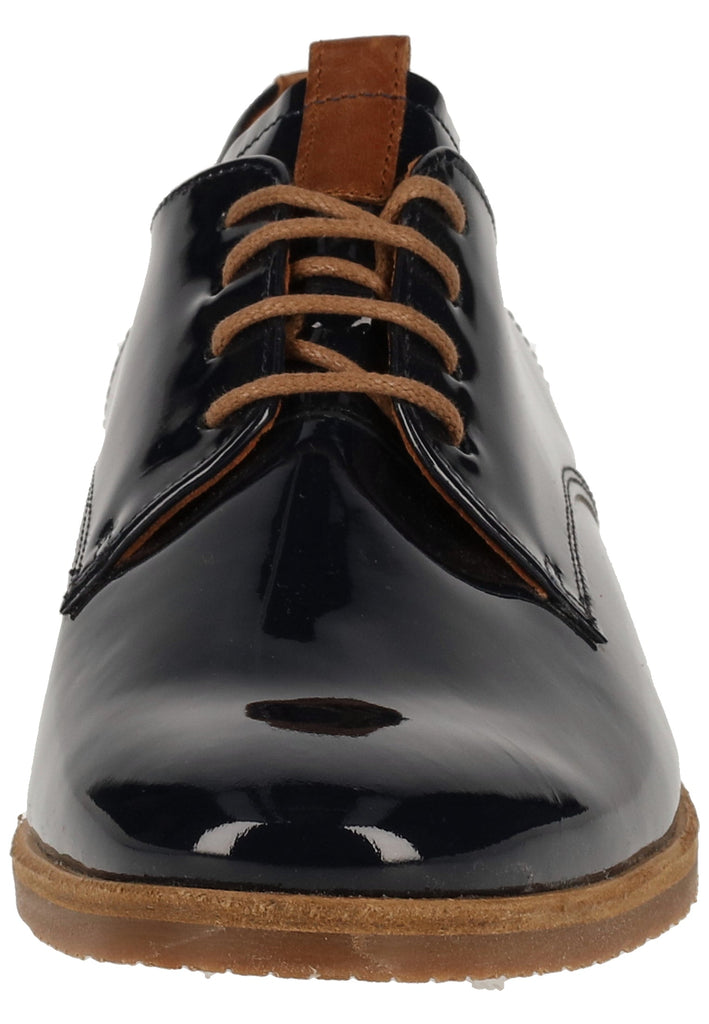 Gabor Halbschuhe Leder Blau Lack - surf4shoes