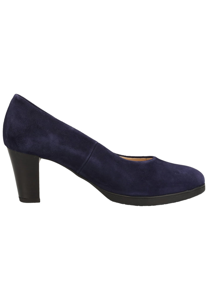 Gabor Pumps Leder Dunkelblau - surf4shoes