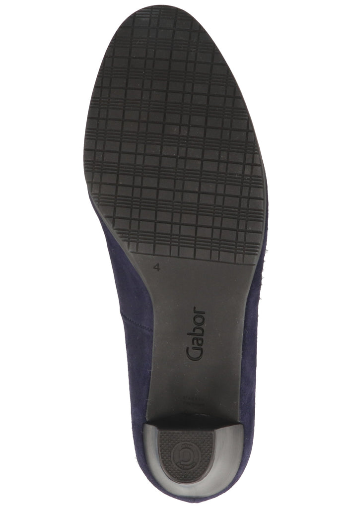 Gabor Pumps Leder Dunkelblau - surf4shoes