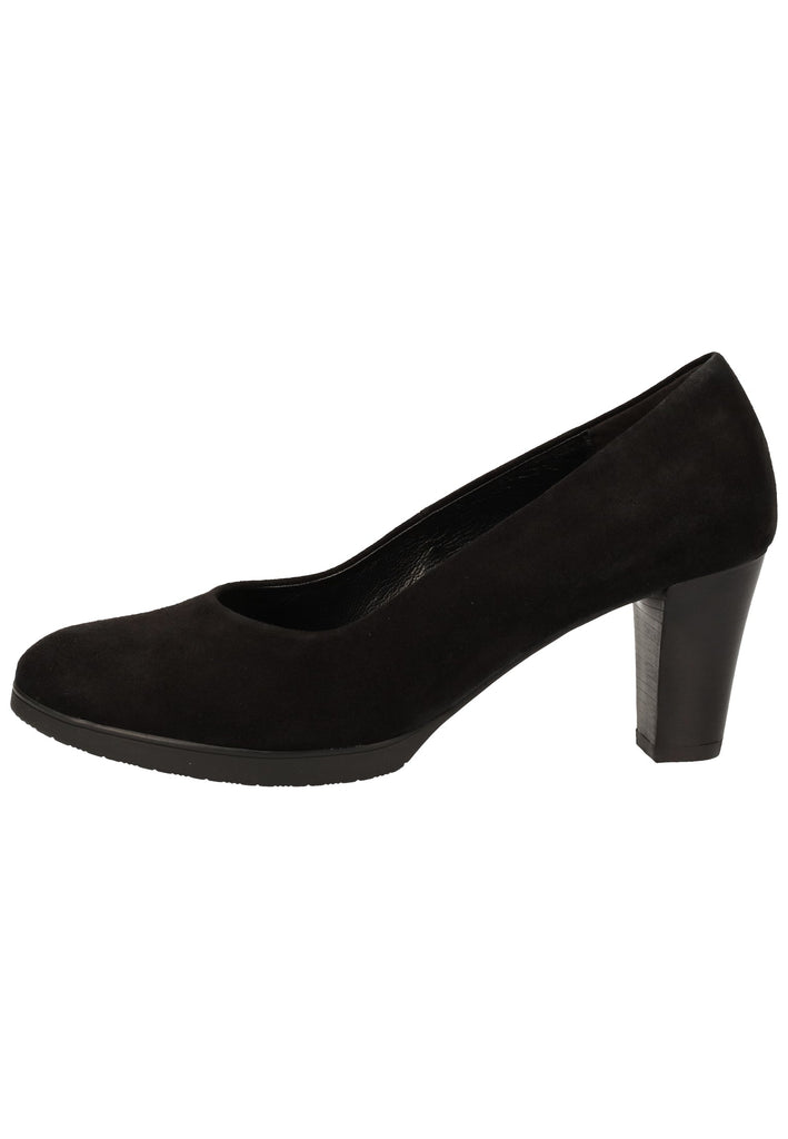 Gabor Pumps Leder Schwarz - surf4shoes