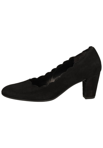 Gabor Pumps Leder Schwarz - surf4shoes