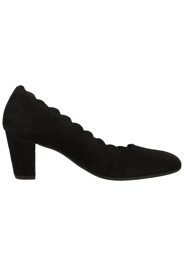 Gabor Pumps Leder Schwarz - surf4shoes